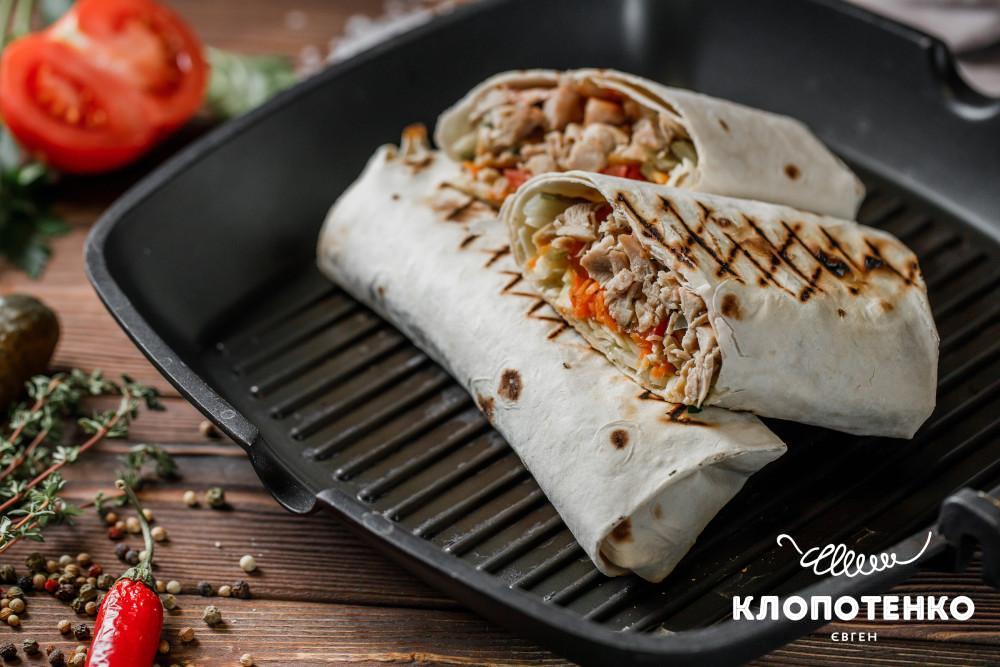 Блюдо №1: Шашлык из куриного филе с овощами