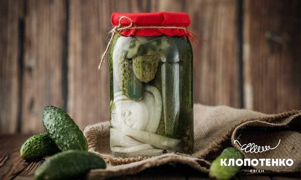 Консервированные огурцы с имбирем