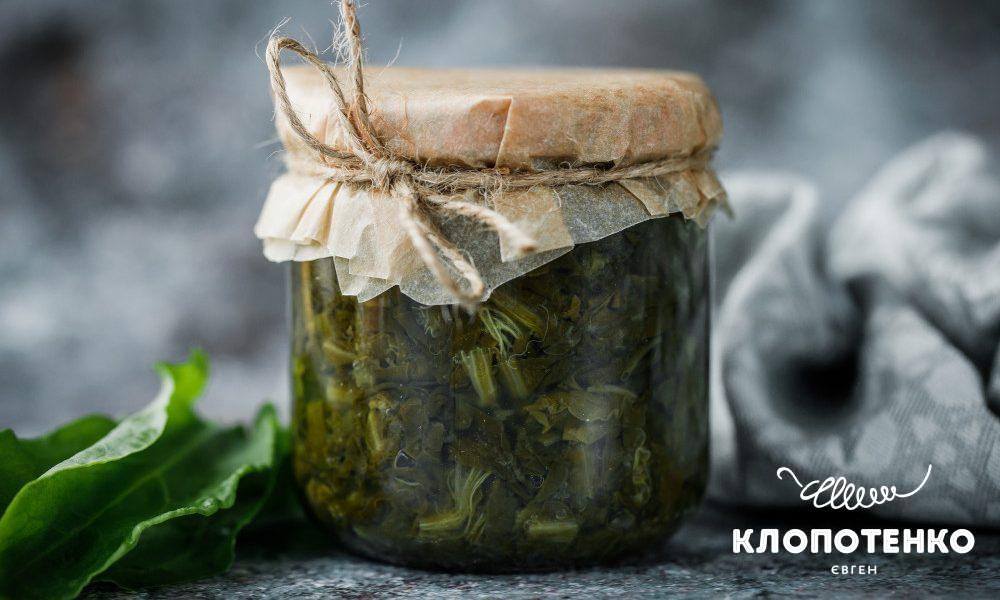 консервований щавель