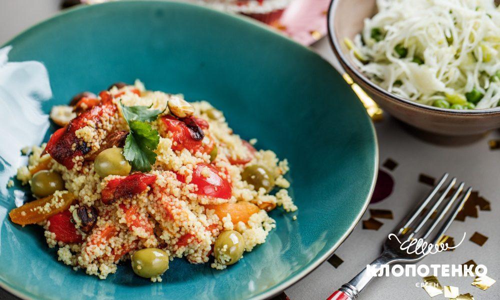 салат из кускуса и запеченного перца