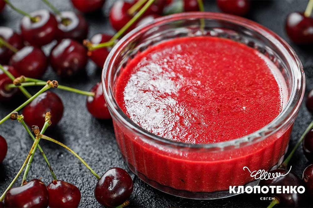 Соус винегрет из вишни