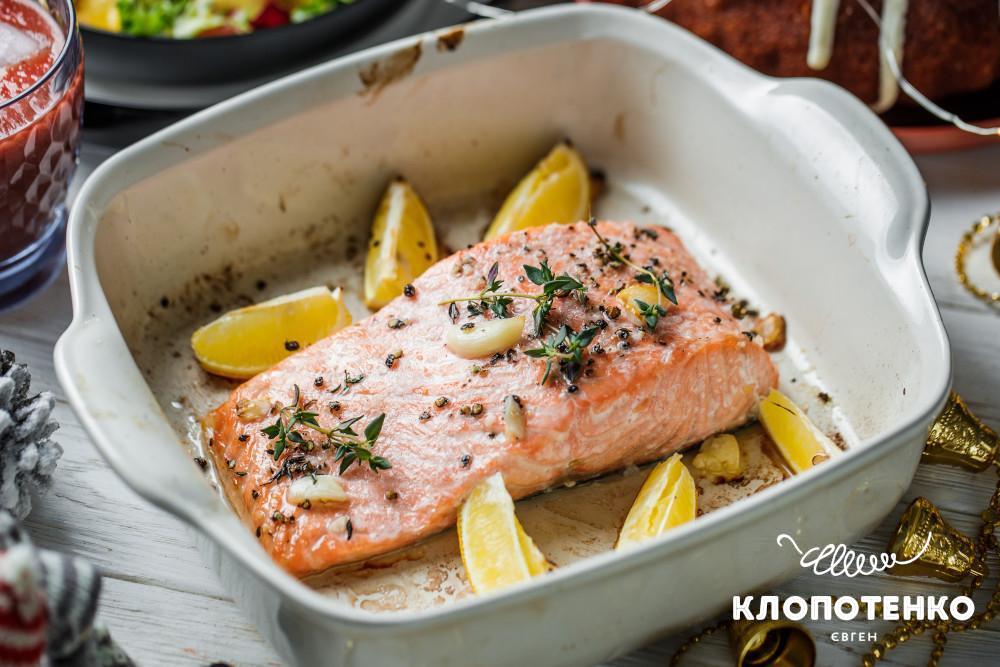 Запечена форель та соус голландез