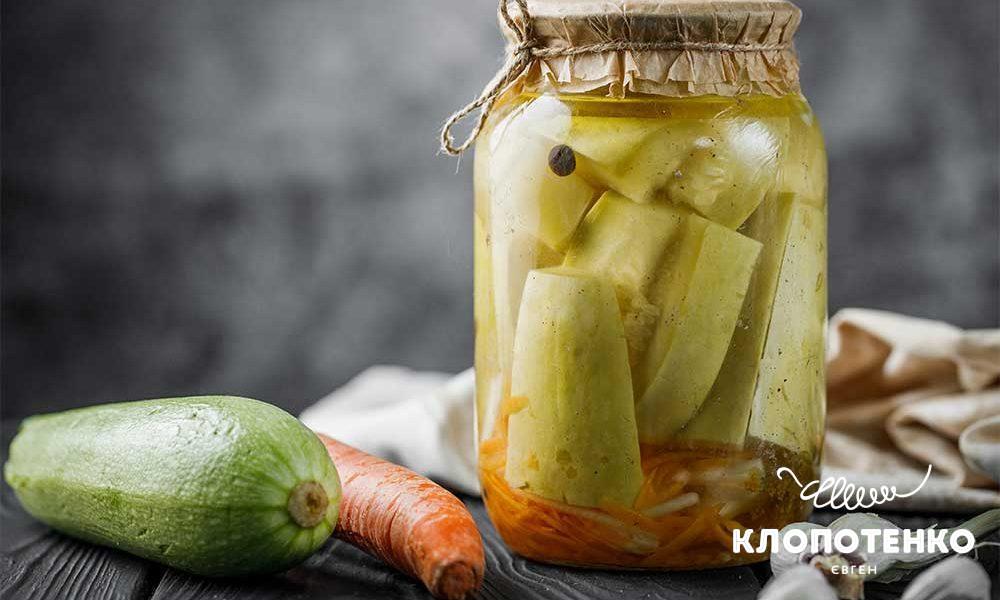 Кабачки с морковью на зиму