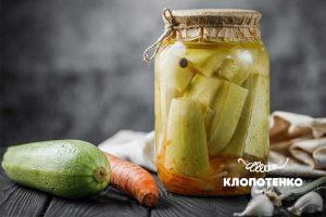 Кабачки с морковью на зиму