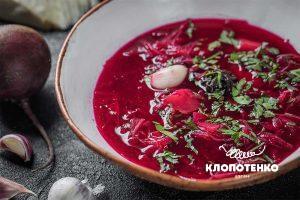 Постный борщ без зажарки