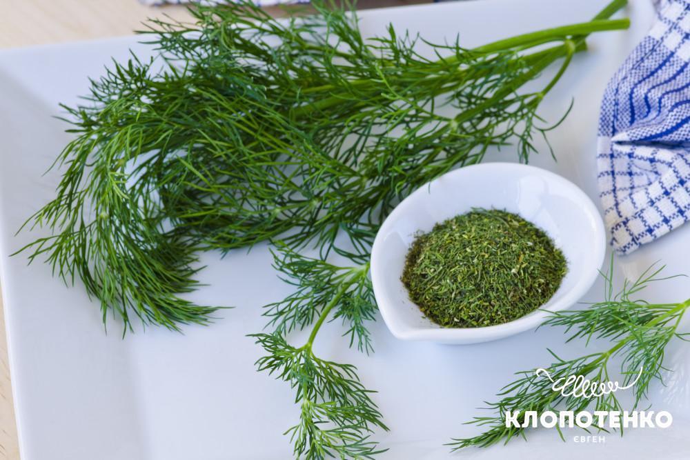 Заготівля кропу на зиму