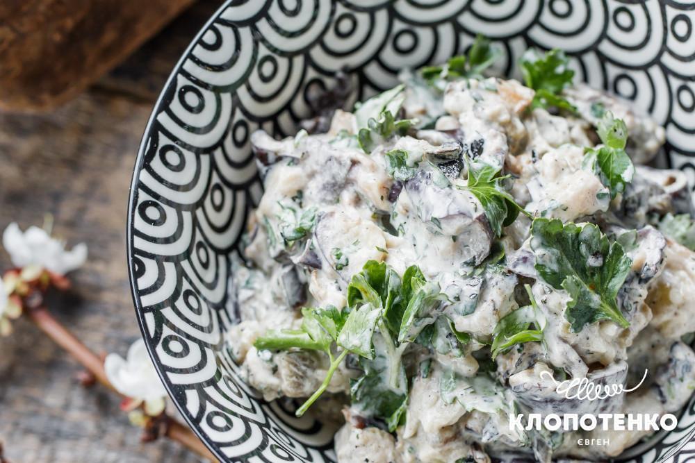 закуска із запечених баклажанів