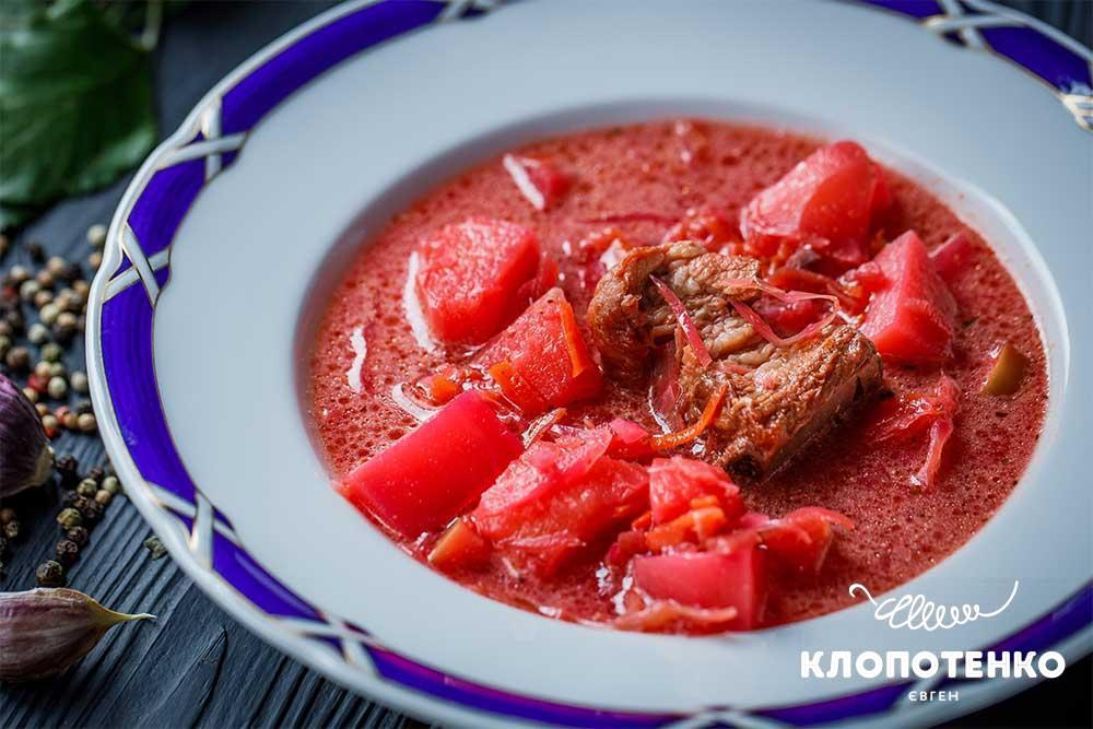 Борщ з яблуками