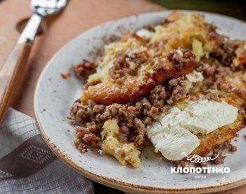 деруни з м'ясом