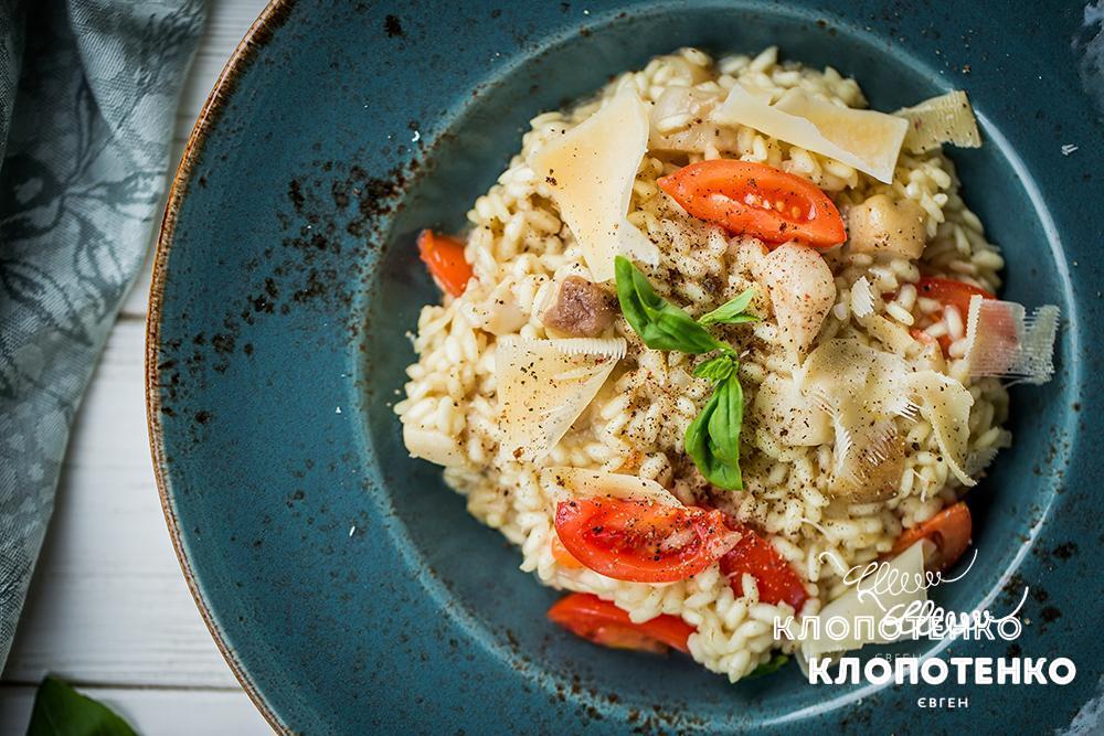 Ризото з білими грибами