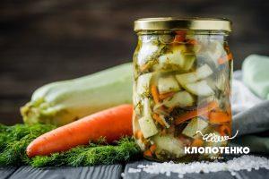салат з кабачків на зиму