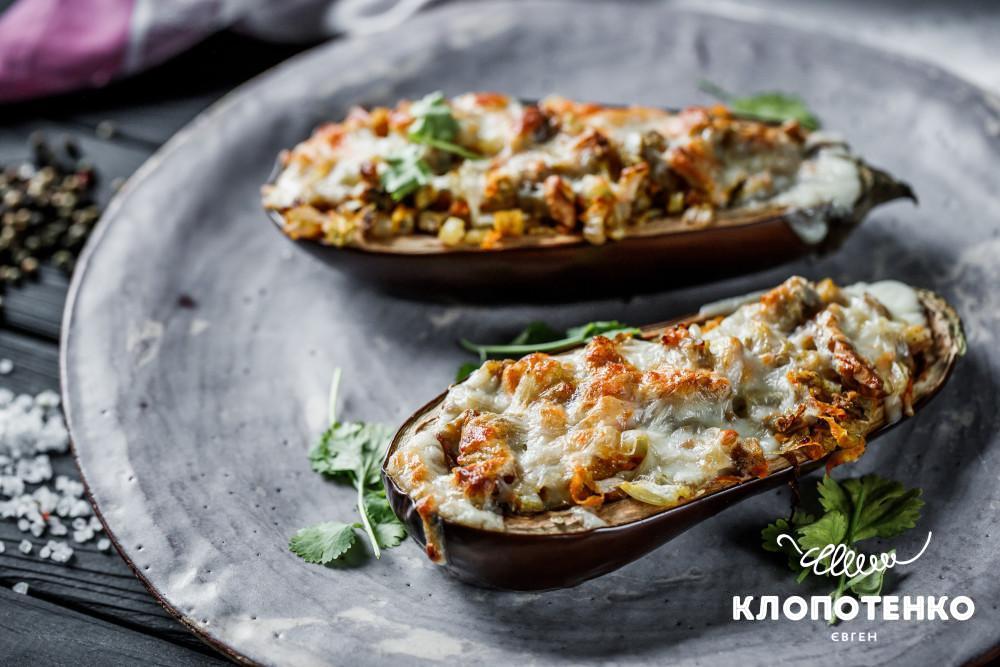 фаршировані баклажани з овочевою ікрою