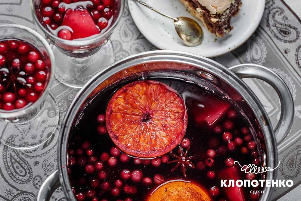 Глінтвейн з журавлини