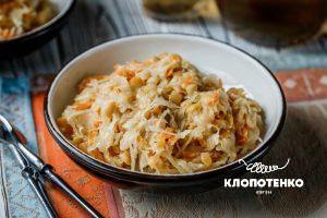 Як приготувати тушковану капусту з горохом