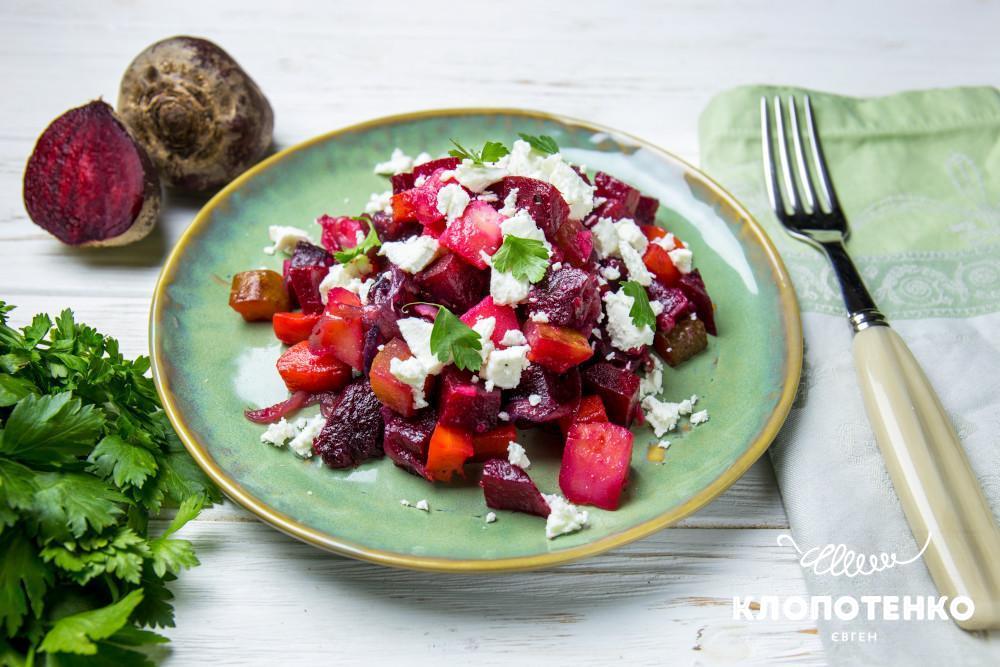 Вінегрет з козячим сиром