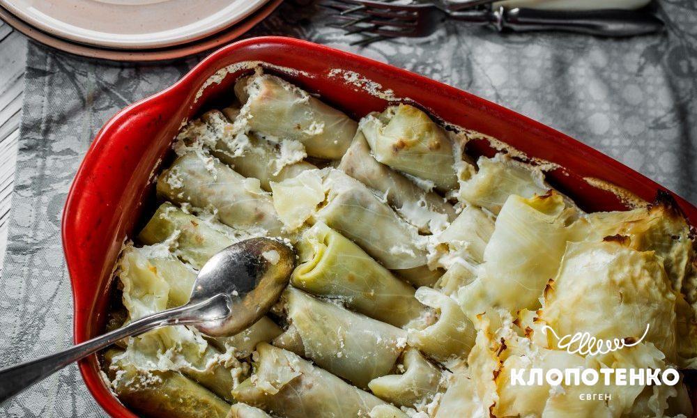 Голубці з гречкою у формі для запікання