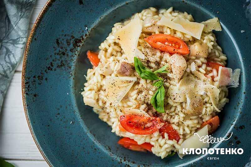 Різото з білими грибами