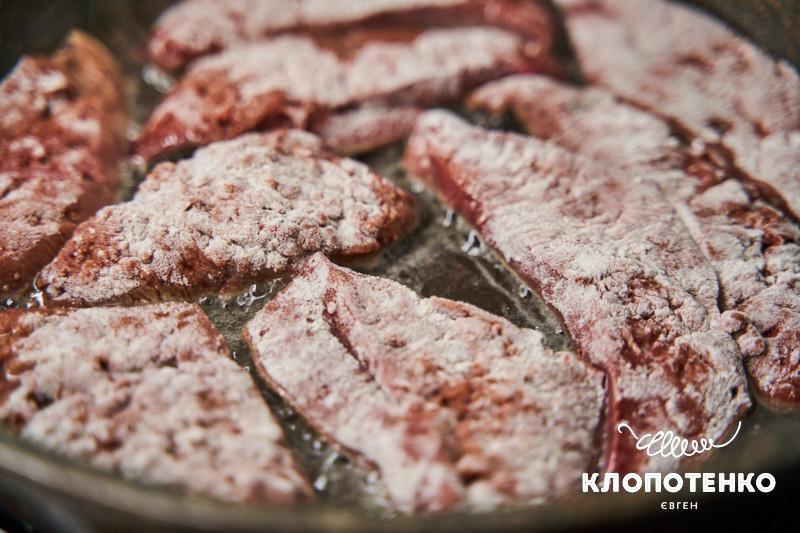 Печінка в сметані рецепт