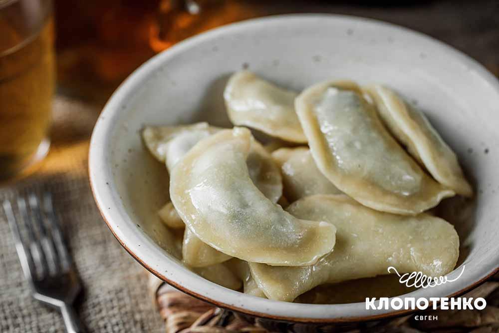 Вареники на парі з пшеницею