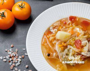 Борщ з рибою