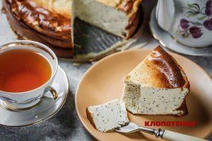 чизкейк з сиром та маком