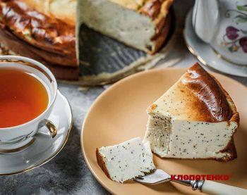 чизкейк з сиром та маком
