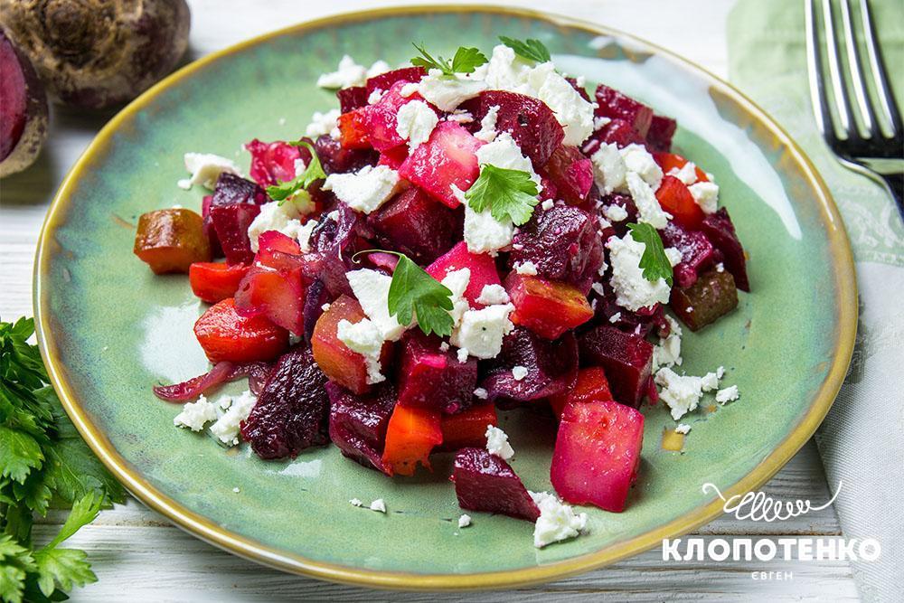 Вінегрет з козячим сиром