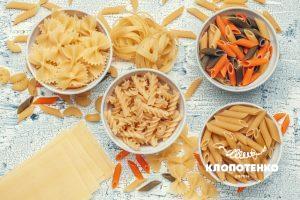 Види макаронів