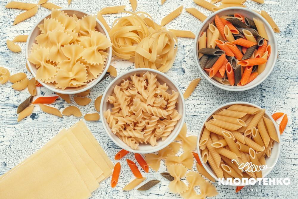 Види макаронів