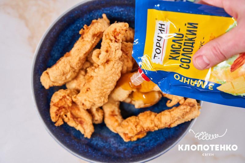 Філе курки в кисло-солодкому соусі