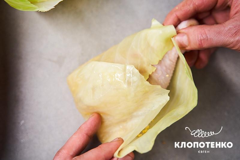 Голубці з курячих гомілок з пшоном