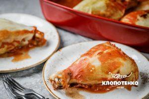 Голубці з курячих гомілок з пшоном