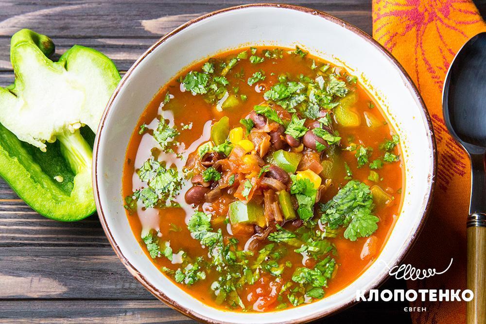 гострий мексиканський суп