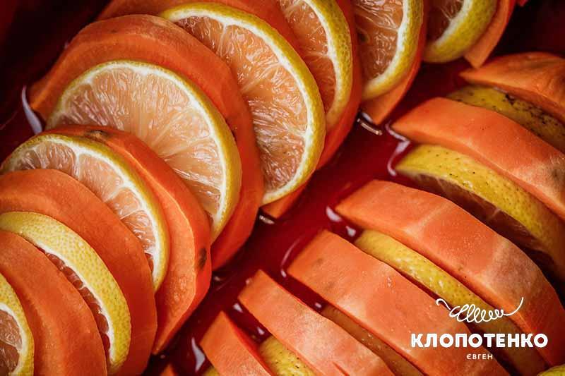 Запечений батат з лимоном