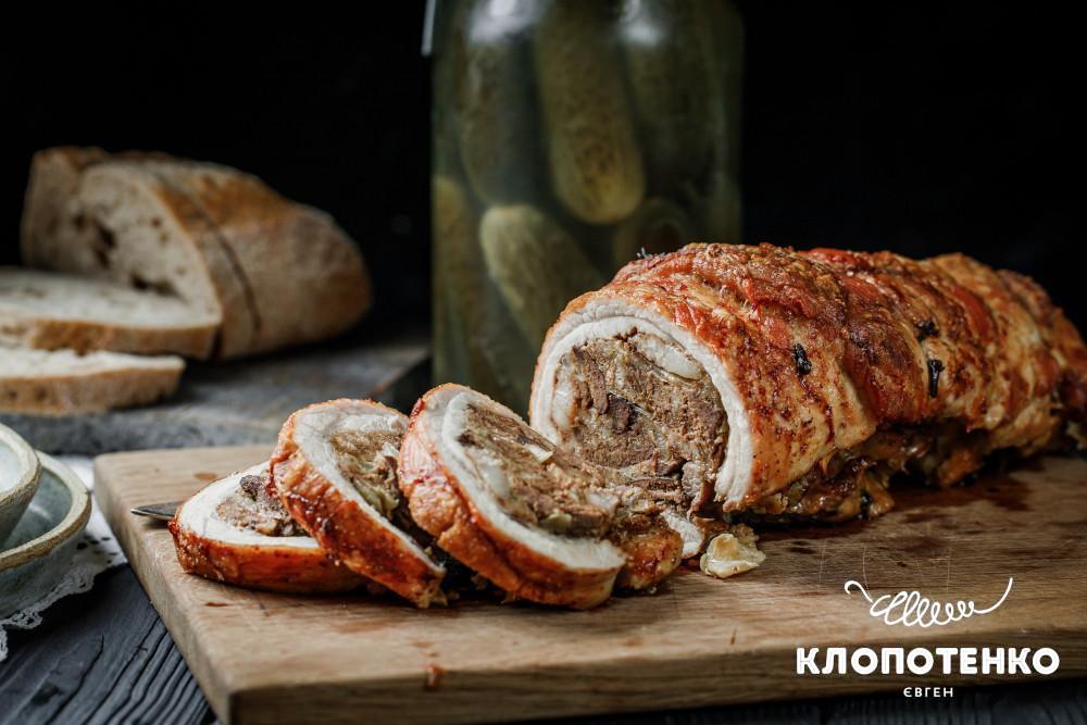 М’ясний рулет з підчеревини