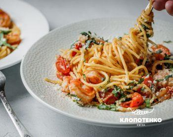 Паста з креветками