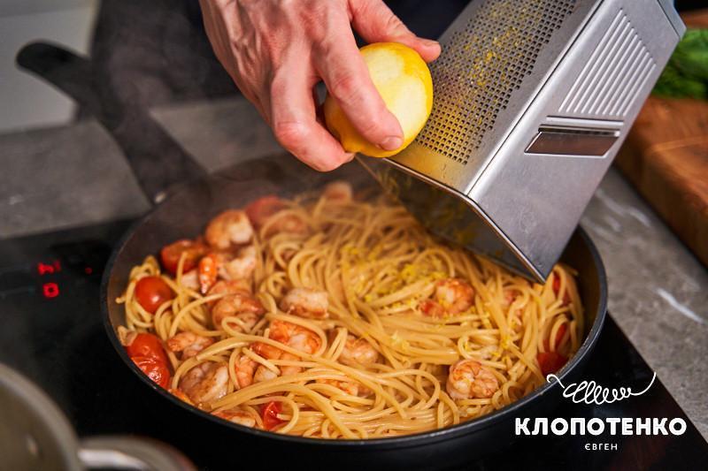 Паста з креветками
