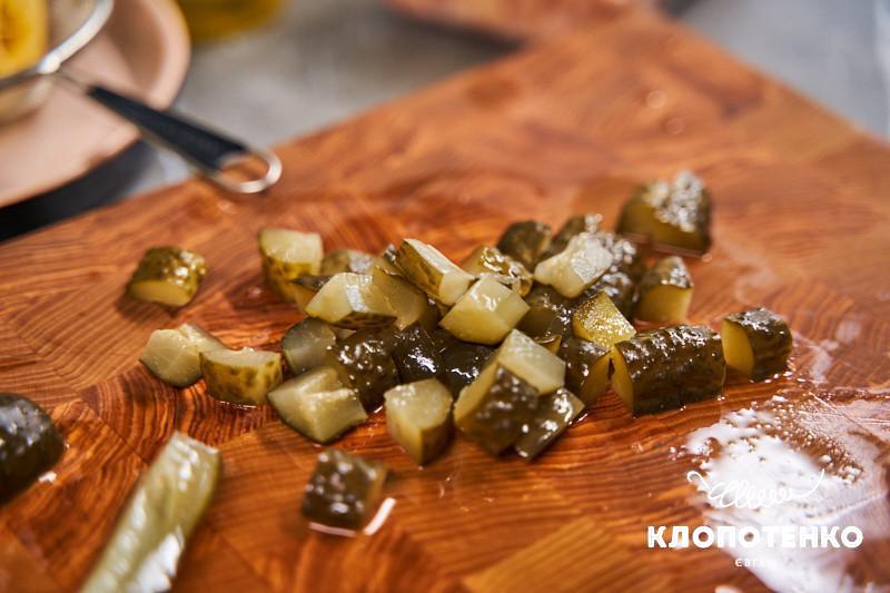 Салат з курячими стріпсами
