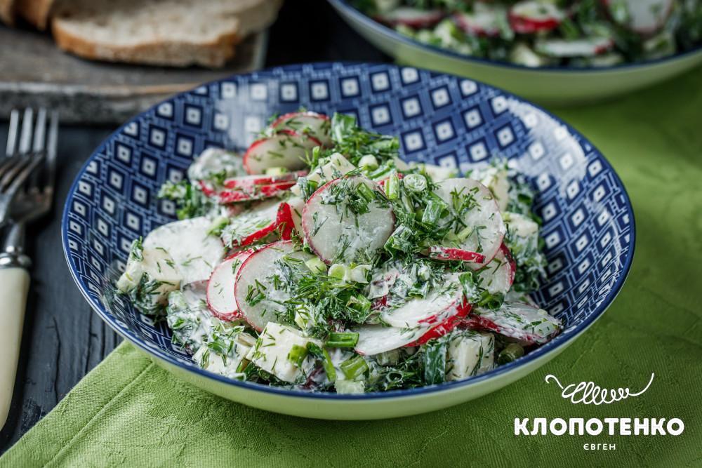 салат з редискою