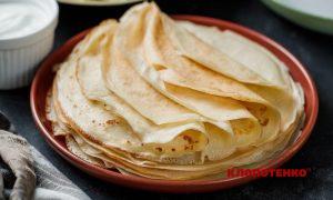 Тонкі млинці на кефірі