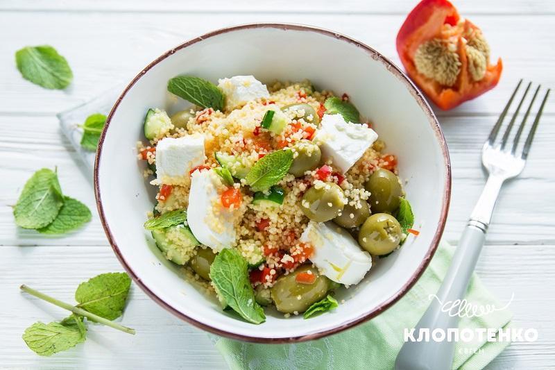 Салат з кускусом і овочами