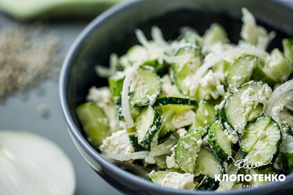 Салати з огірками