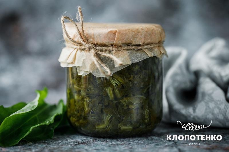 Консервований щавель