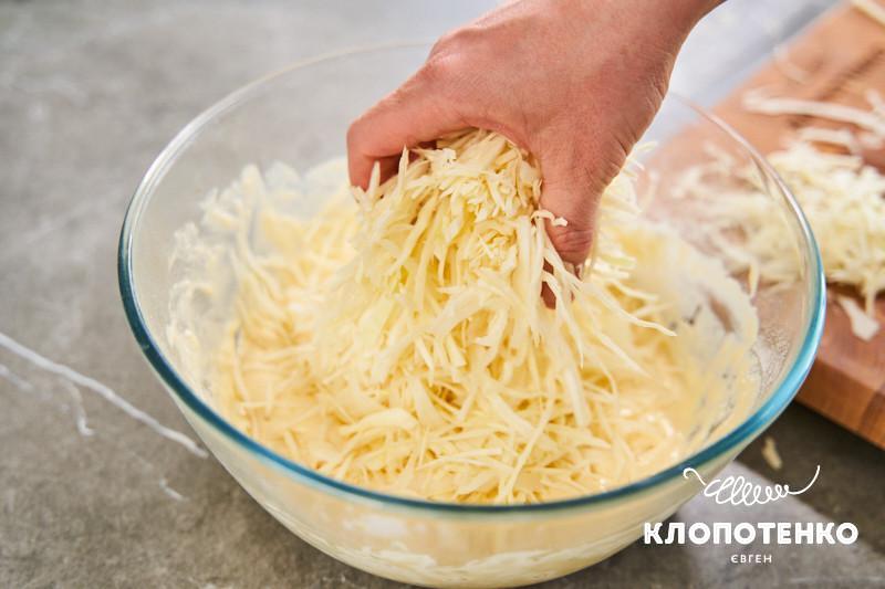 Заливний пиріг з капустою