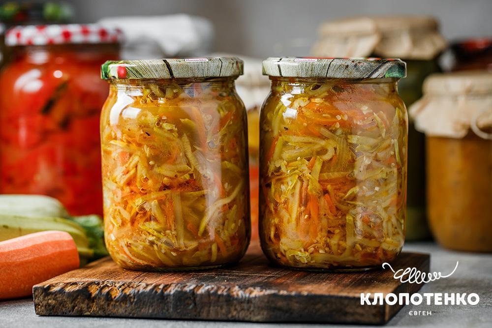 Кабачки по-корейськи на зиму