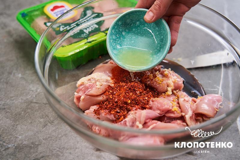 Курячий шашлик у духовці