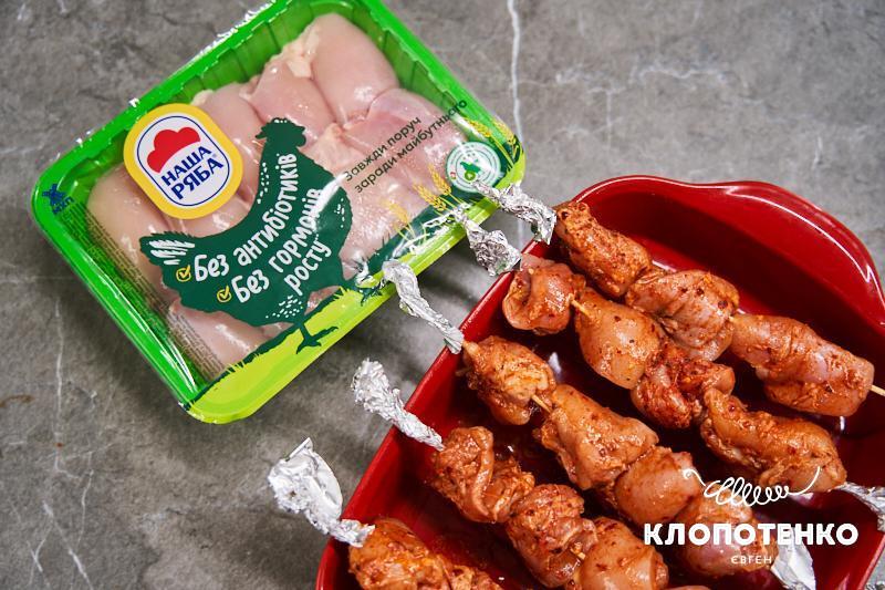 Курячий шашлик у духовці