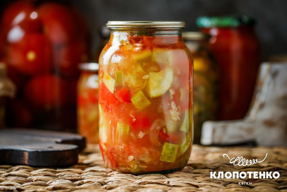 Лечо з кабачків на зиму