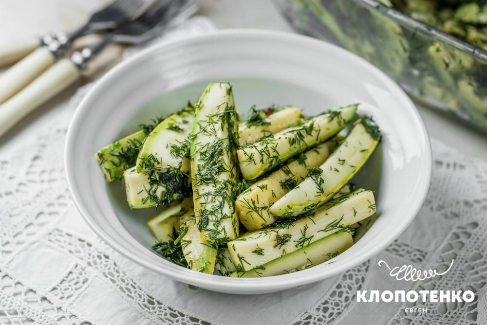 мариновані кабачки з лимоном