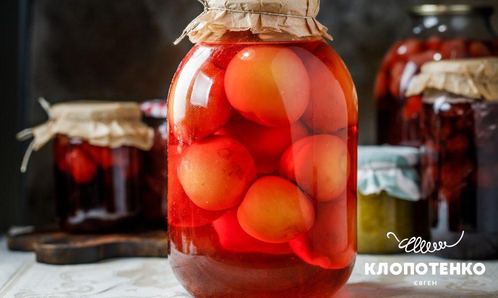 компот з персиків